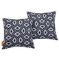 Modway Two Piece Outdoor Patio Pillow Set, Fabric, Multi Colorful 15121