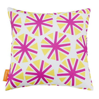 Modway Two Piece Outdoor Patio Pillow Set, Fabric, Multi Colorful 15124