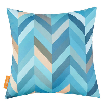 Modway Two Piece Outdoor Patio Pillow Set, Fabric, Multi Colorful 15126