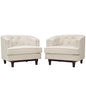 Coast Armchairs Set of 2, Beige, Fabric 11422