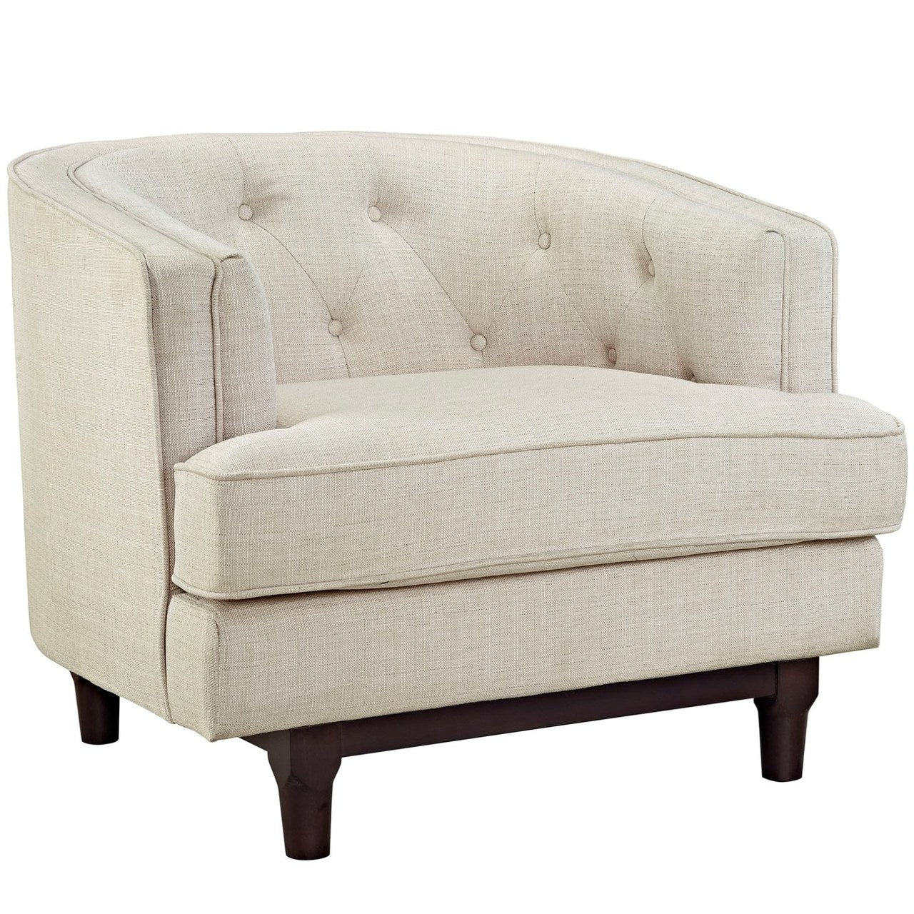 Coast Armchairs Set of 2, Beige, Fabric 11422