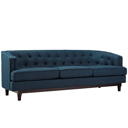 Coast Living Room Set Set of 2, Navy, Fabric 11425