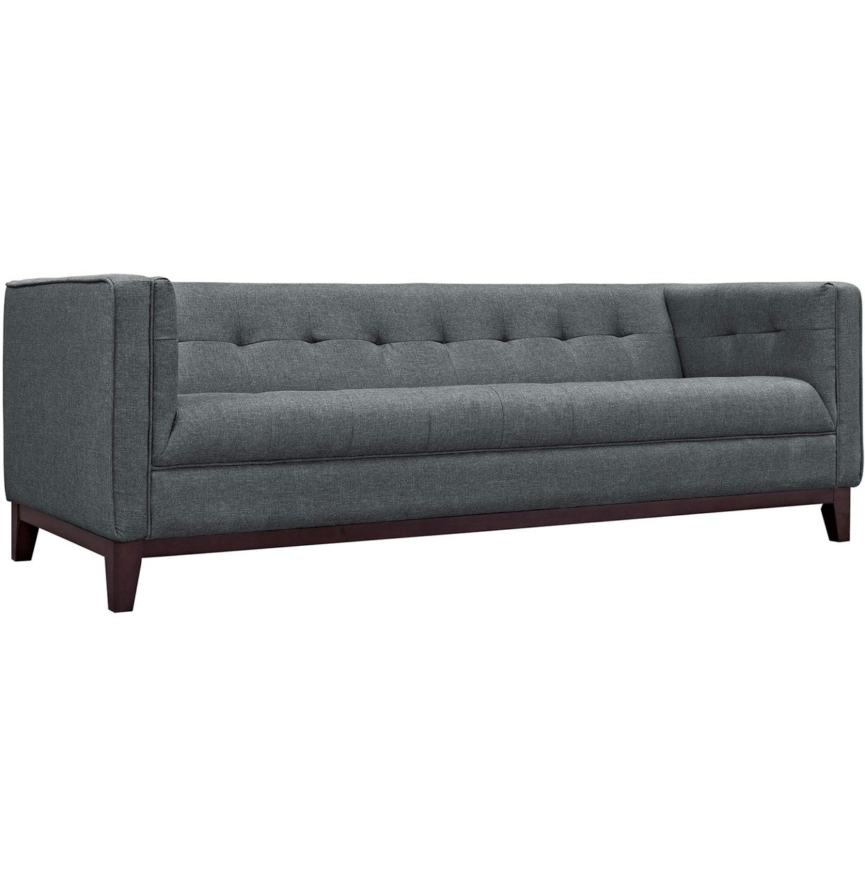 Serve Living Room Set Set of 3, Grey, Fabric 11445