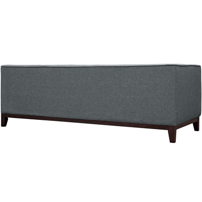 Serve Living Room Set Set of 3, Grey, Fabric 11445