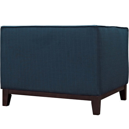 Serve Armchairs Set of 2, Navy, Fabric 11448