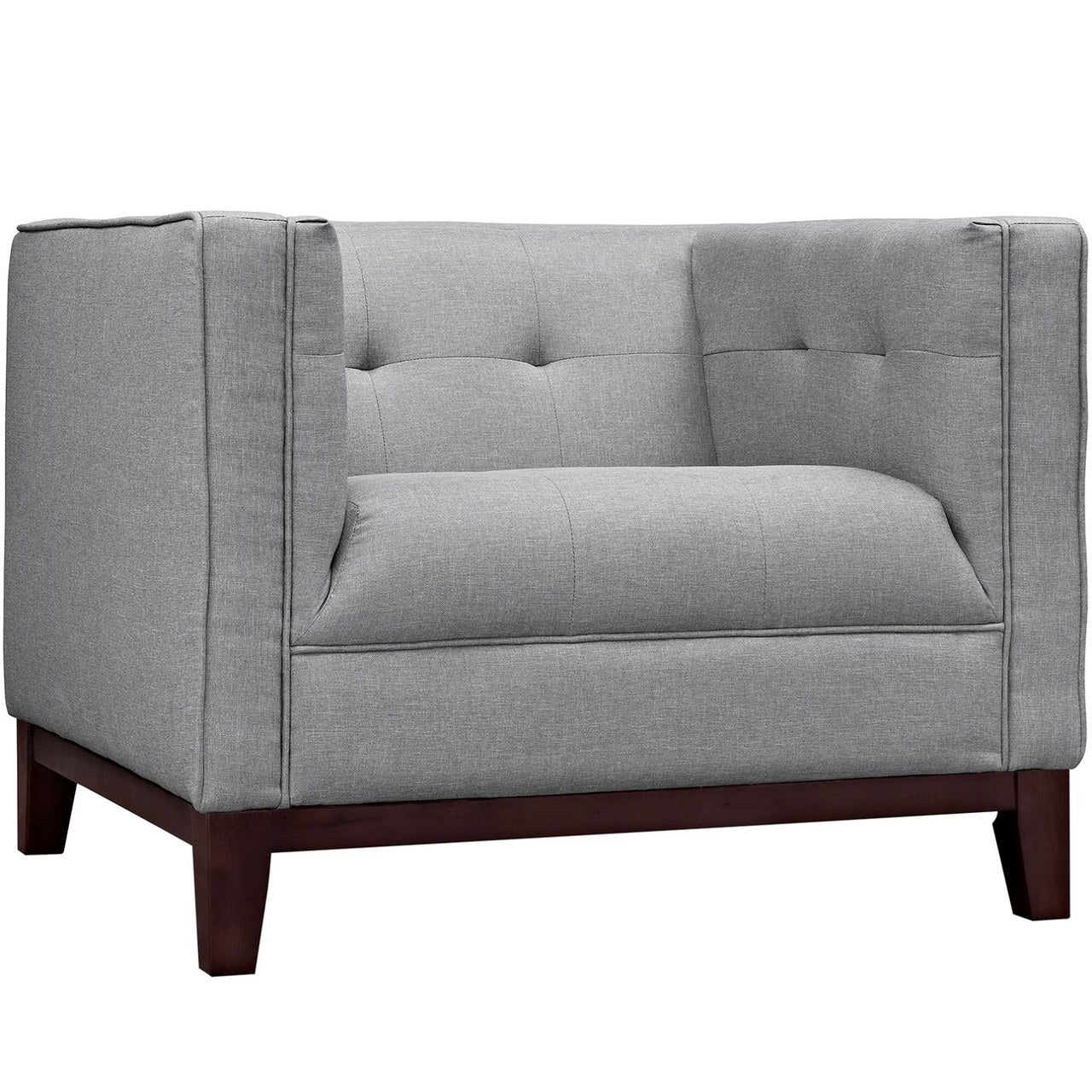 Serve Armchairs Set of 2, Grey, Fabric 11451