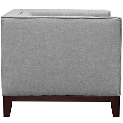 Serve Armchairs Set of 2, Grey, Fabric 11451