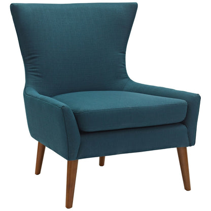 Keen Upholstered Fabric Armchair, Navy, Fabric 11462