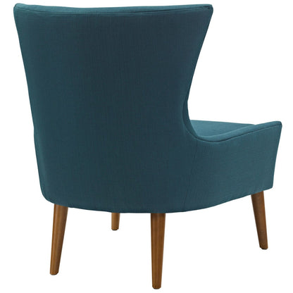 Keen Upholstered Fabric Armchair, Navy, Fabric 11462