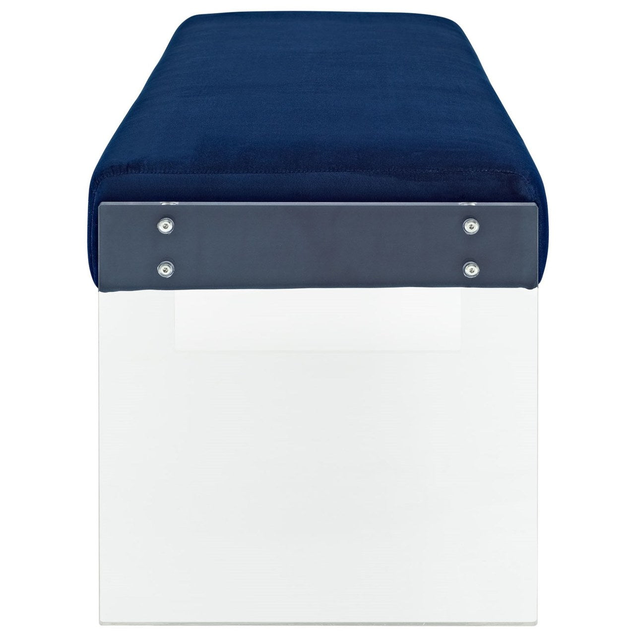 Roam Velvet Bench, Navy, Fabric 11470