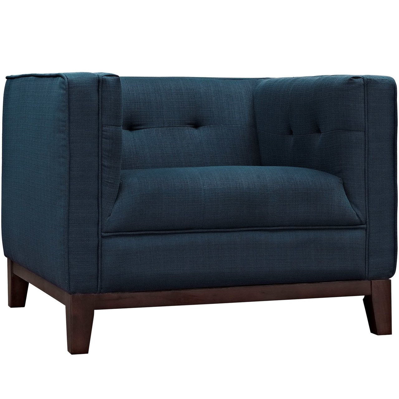 Serve Living Room Set Set of 2, Navy, Fabric 11477