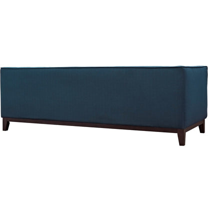 Serve Living Room Set Set of 2, Navy, Fabric 11477
