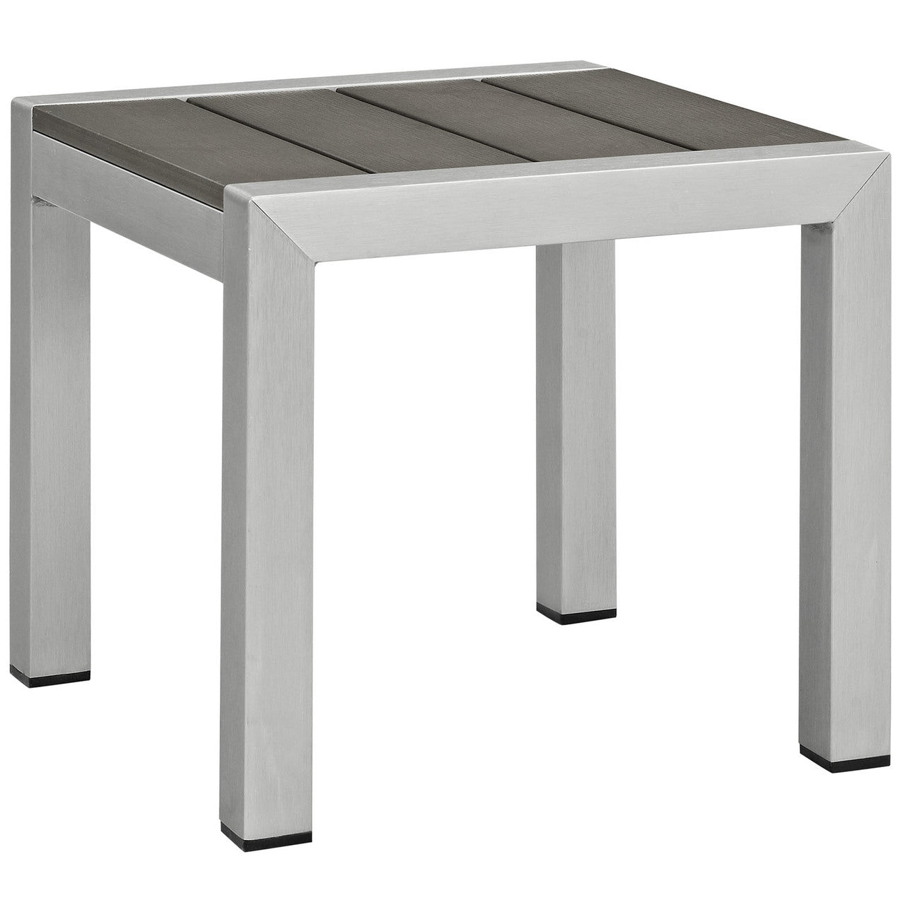 Shore 3 Piece Outdoor Patio Aluminum Set, Aluminum Metal Steel, White 13556