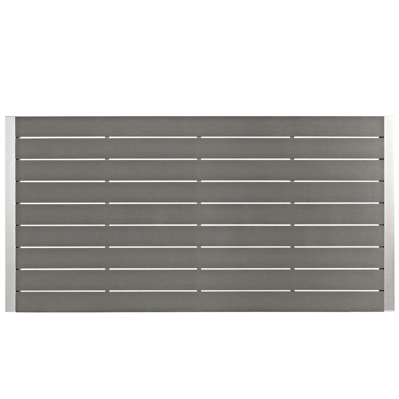 Shore 7 Piece Outdoor Patio Aluminum Dining Set, Aluminum Metal Steel, Grey Gray 13558