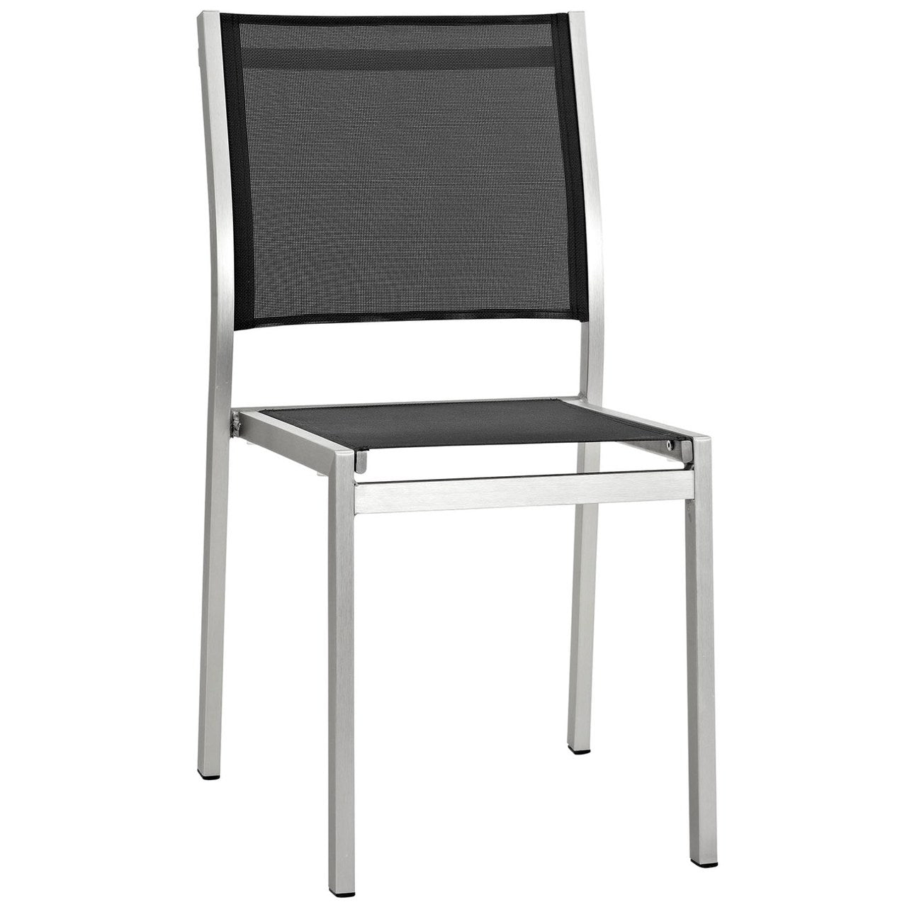 Shore Seven PCS Outdoor Patio Aluminum Dining Set, Black, Metal 11506