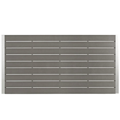 Shore Seven PCS Outdoor Patio Aluminum Dining Set, Black, Metal 11507