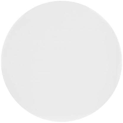 Lippa 36" Round Wood Top Dining Table with Tripod Base, White, Metal 11508
