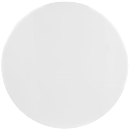Lippa 54" Round Wood Top Dining Table with Tripod Base, White, Wood 11511