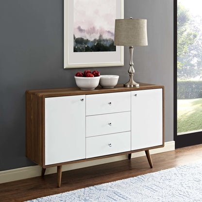 Transmit Sideboard, Wood, Natural Brown White 13562