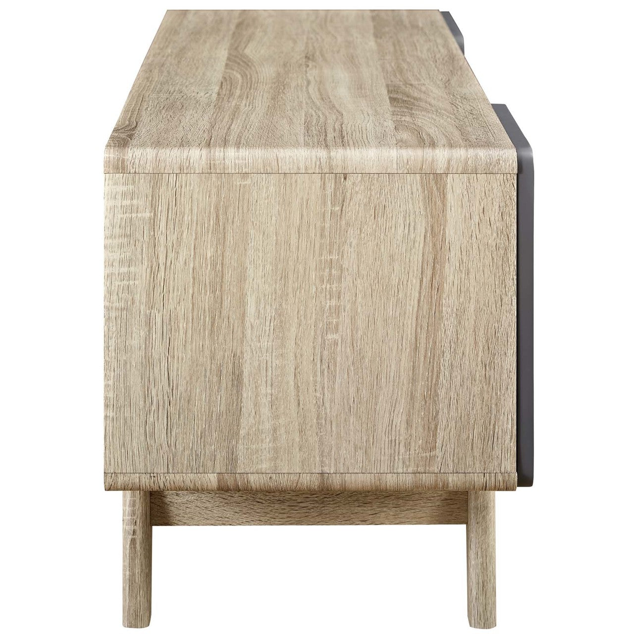 Tread 47" TV Stand, Wood, Grey Gray Natural 13563