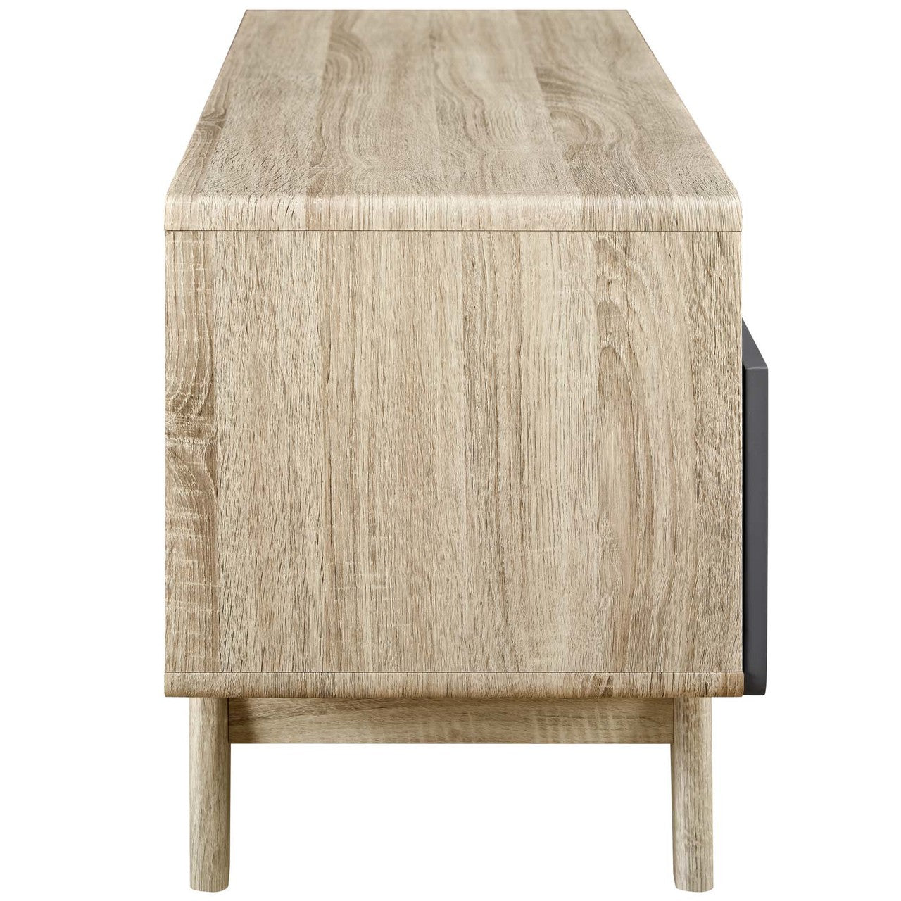 Origin 47" TV Stand, Wood, Grey Gray Natural 13565