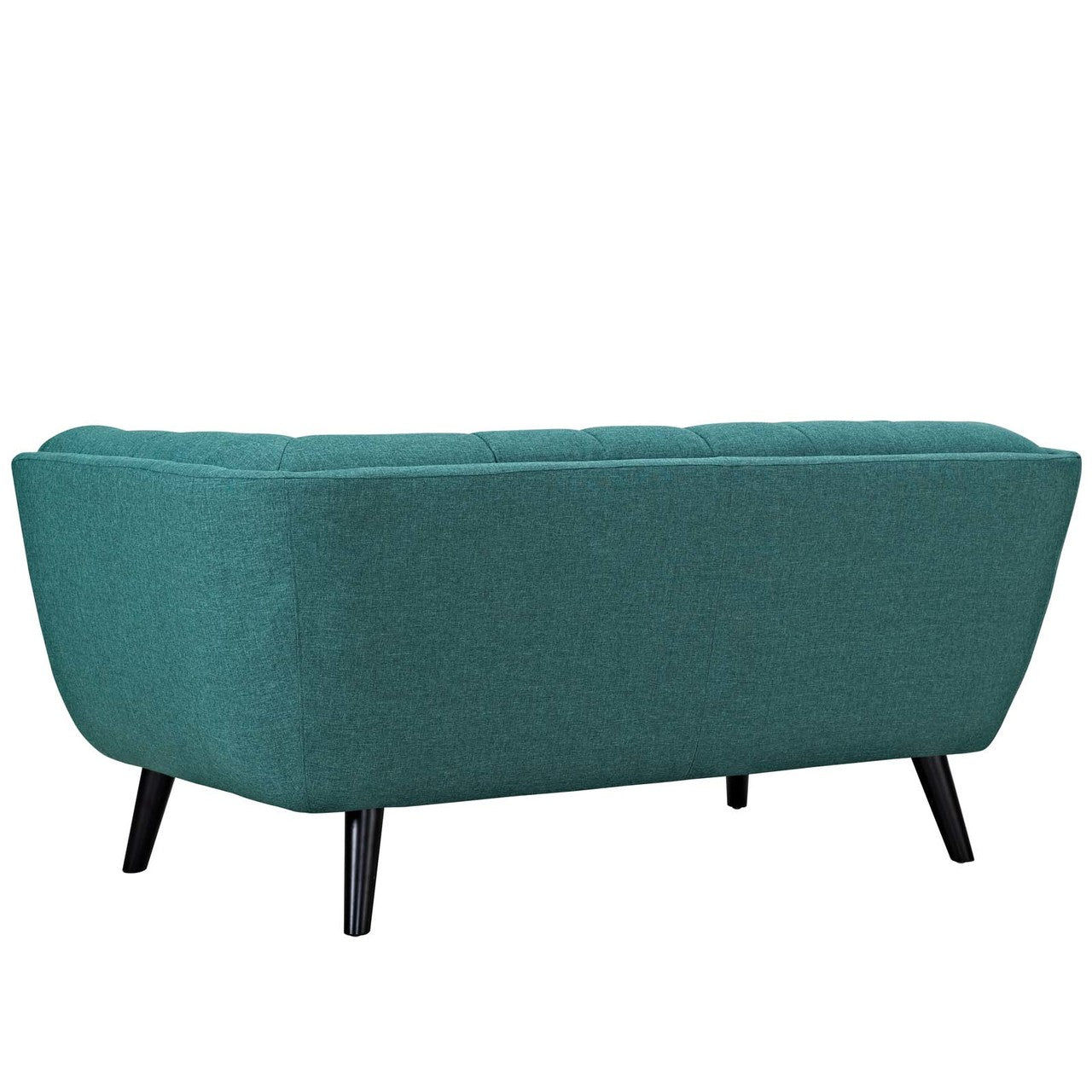 Bestow Upholstered Fabric Loveseat, Fabric, Aqua Blue 13569
