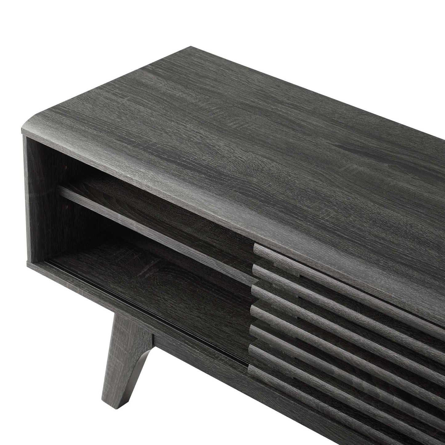 Render 48 TV Stand, Wood, Dark Grey Gray, 18121