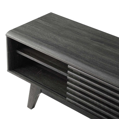 Render 48 TV Stand, Wood, Dark Grey Gray, 18121