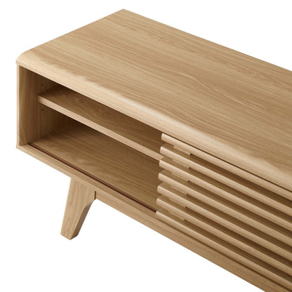 Render 48 TV Stand, Wood, Brown Oak, 18122