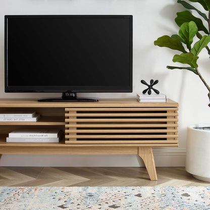 Render 48 TV Stand, Wood, Brown Oak, 18122