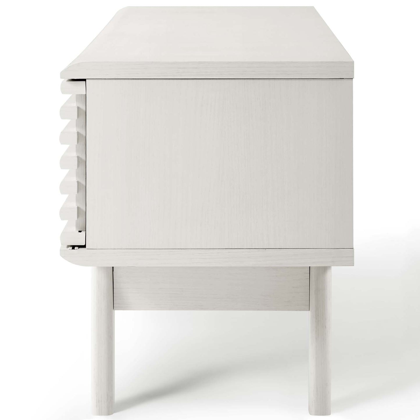 Render 59 TV Stand, Wood, White, 18126