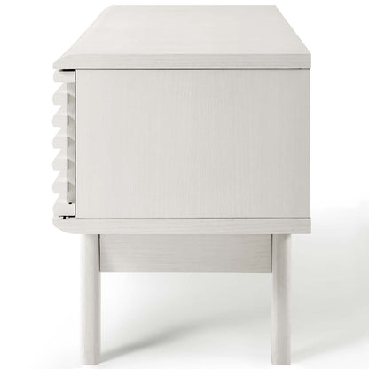 Render 59 TV Stand, Wood, White, 18126
