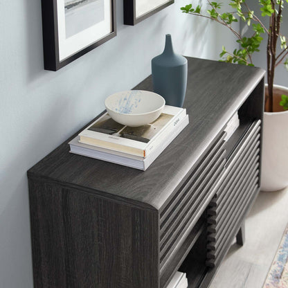 Render Display Stand, Wood, Dark Grey Gray, 18127