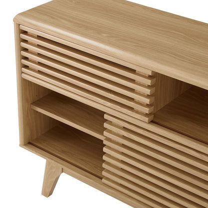 Render Display Stand, Wood, Brown Oak, 18128