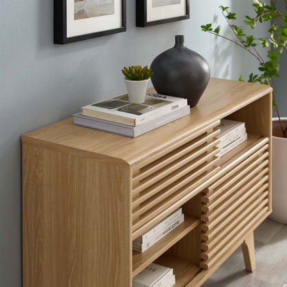 Render Display Stand, Wood, Brown Oak, 18128