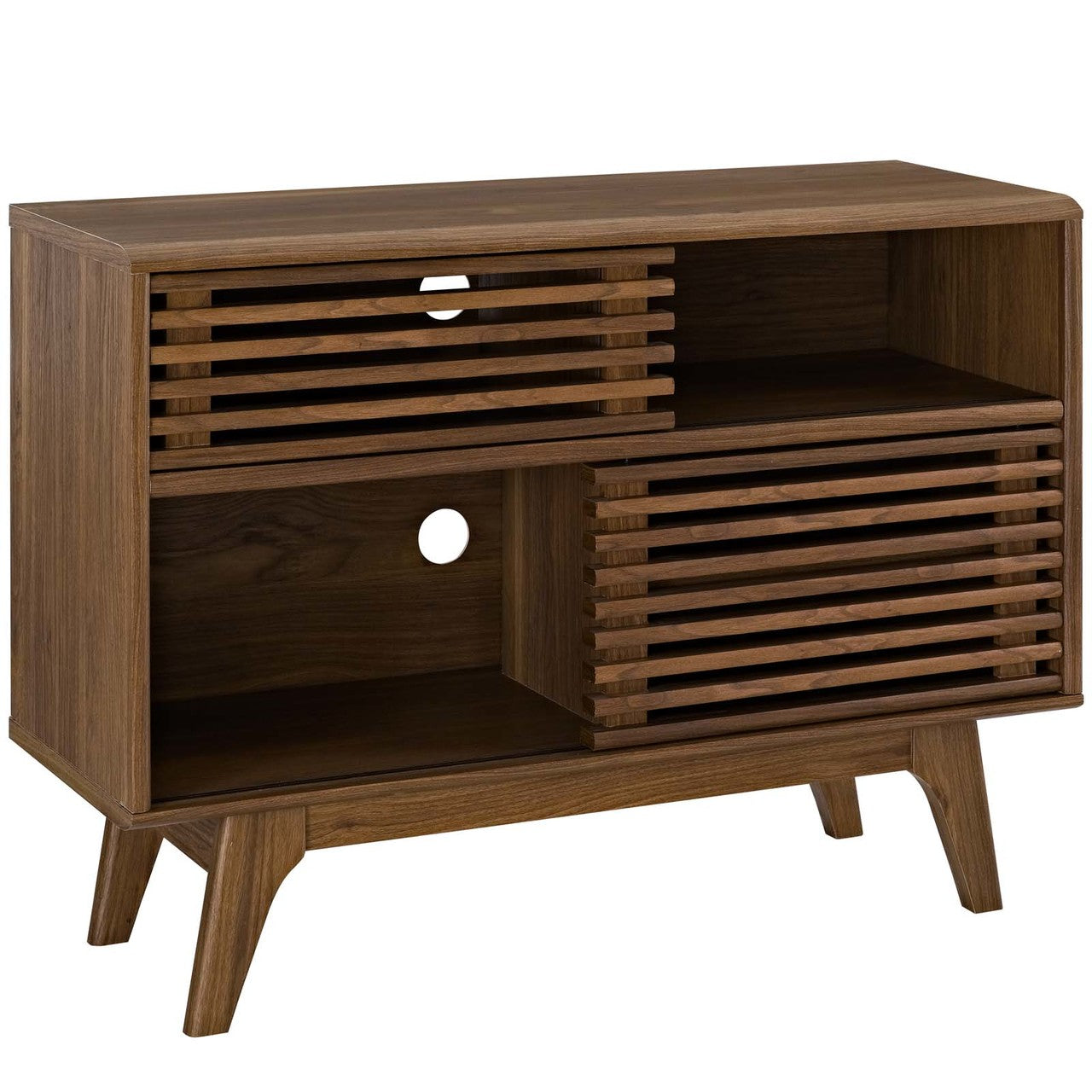 Render Display TV Stand, Wood, Brown 13577