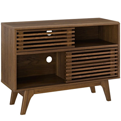 Render Display TV Stand, Wood, Brown 13577