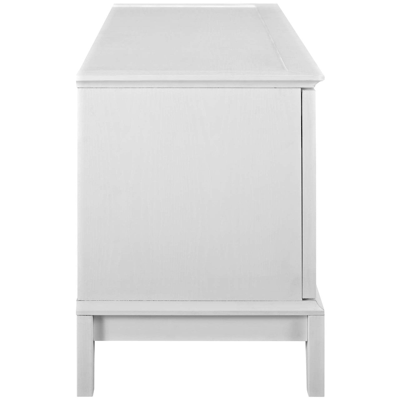 Isle 47 TV Stand, Wood, White 13580