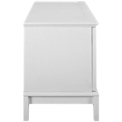 Isle 47 TV Stand, Wood, White 13580