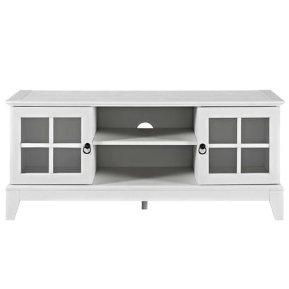 Isle 47 TV Stand, Wood, White 13580