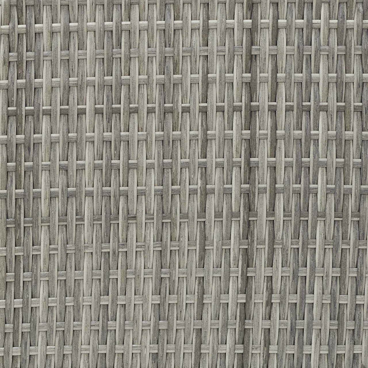 Stage Round Outdoor Patio Side Table, Rattan Wicker, Light Grey Gray 13582