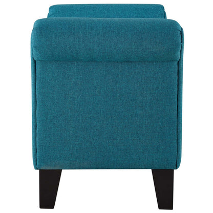 Rendezvous Bench, Fabric, Aqua Blue 13589