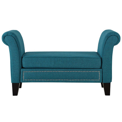 Rendezvous Bench, Fabric, Aqua Blue 13589