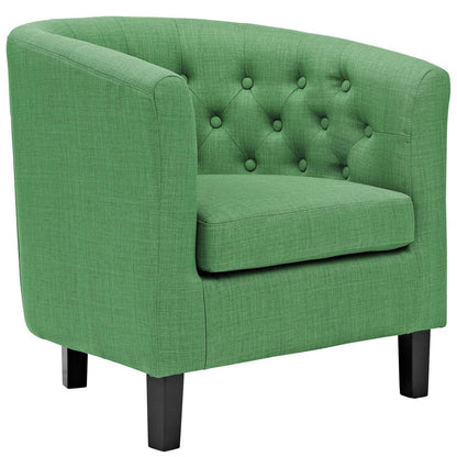 Prospect Upholstered Armchair, Green, Fabric 11519