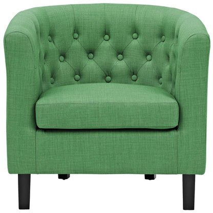 Prospect Upholstered Armchair, Green, Fabric 11519