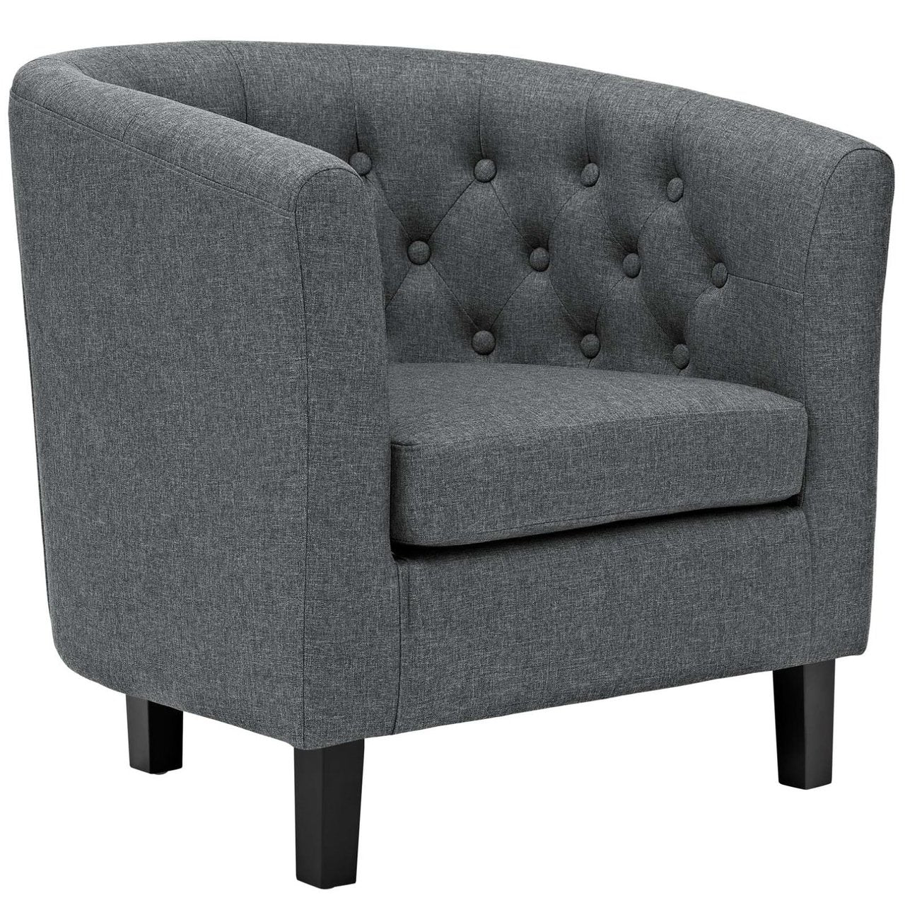 Prospect Upholstered Armchair, Grey, Fabric 11520