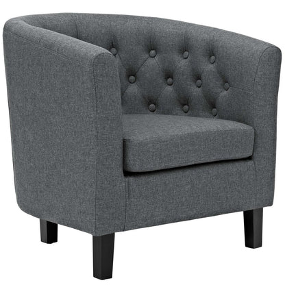 Prospect Upholstered Armchair, Grey, Fabric 11520