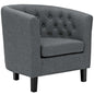 Prospect Upholstered Armchair, Grey, Fabric 11520