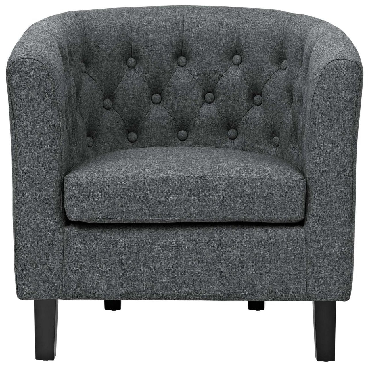 Prospect Upholstered Armchair, Grey, Fabric 11520