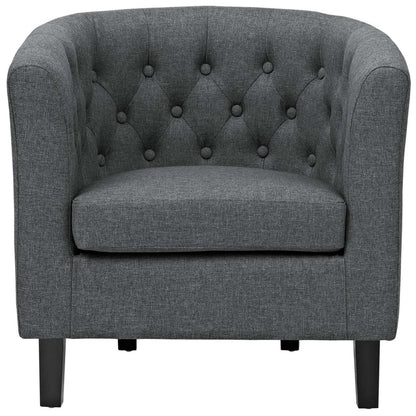 Prospect Upholstered Armchair, Grey, Fabric 11520